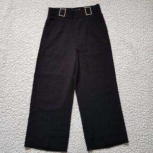 Black Square Pants / Office Pants / Highwaist Pants